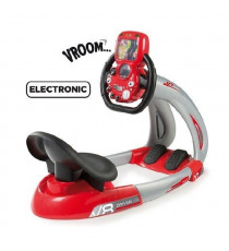 Smoby Simulateur de conduite Pilot V8 Rouge et noir 370206