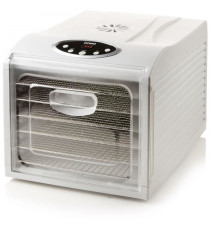 DOMO DO353DV Déshydrateur digital - Températures 35°C a 70°C - 6 niveaux en acier inoxydable