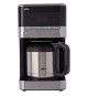 Cafetiere filtre Braun KF7125BK - Corps noir et métal - 12 tasses - Programmable - Verseuse isotherme
