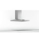 Hotte murale BOSCH DWQ96DM50 - L 90 cm - Evacuation / Recyclage - 610 m3 air / h - 70 dB max en intensif - 4 vitesses - Inox