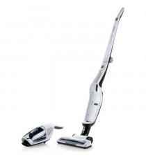 DOMO DO217SV - Aspirateur balai maniable 2-en-1 - 2 vitesses - Systeme cyclonique - Autonomie 40min - Réservoir poussiere 0,5L