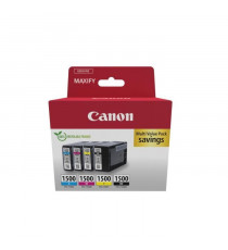Multipack cartouches d'encre - CANON - PGI-1500 Noir/Cyan/Magenta/Jaune