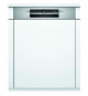 Lave-vaisselle intégrable BOSCH SMI4HTS31E SER4 - 12 couverts - Induction - L60cm - Home Connect - 46dB - Bandeau inox