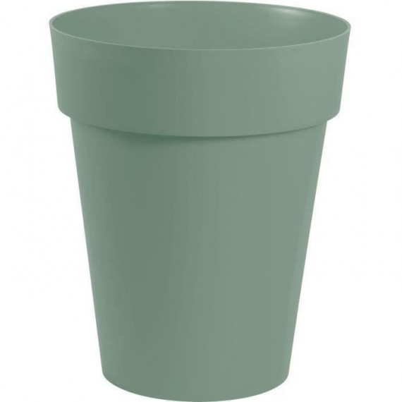EDA PLASTIQUE - Vase Toscane mi-haut - Ø 44 x 53 cm - 50 L - Vert laurier