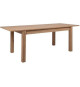 Table a manger extensible 6-10 personnes - Rectangulaire - MDF - Industriel - Bergen - L 160-200 x P 75 x H 90 cm