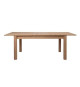 Table a manger extensible 6-10 personnes - Rectangulaire - MDF - Industriel - Bergen - L 160-200 x P 75 x H 90 cm
