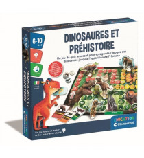 Clementoni - Quiz Dinosaures et préhistoire - 3 modes de jeu différents - Dés 6 ans