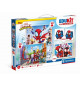 Clementoni - Edukit - Coffret Spidey 4 en 1 -  Un puzzle de 30 et de 48 pieces, un mémo et six cubes - Dés 4 ans