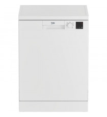 Lave-vaisselle pose libre BEKO LVV4729W - 14 couverts - L60cm - 47 dB - Cuve inox - Blanc