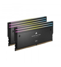 Mémoire RAM - CORSAIR - Dominator Titanium RGB DDR5 - 48GB 2x24GB DIMM - 7200MT/s - Intel XMP 3.0  - 1.40V - Noir (CMP48GX5M2…