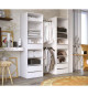 Kit dressing 2 colonnes - Décor blanc - 6 tiroirs - 2 barres de penderie - L 177 x P 48 x H 200,2 cm - COMBI
