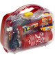 Mallette de pompier transparente avec 6 accessoires dont 1 lampe torche avec fonction lumineuse - KLEIN - 8984