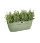 ELHO - Pot de fleurs -  Vibia Campana Easy Hanger Large - Vert Pistache - Balcon extérieur - L 24.1 x W 46 x H 26.5 cm
