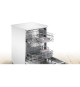 Lave-vaisselle pose libre BOSCH SMS4HTW47E SER4 - 12 couverts - Induction - L60cm - 44dB - Blanc