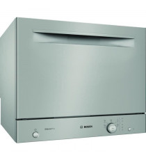 Lave-vaisselle compact pose libre BOSH SKS51E38EU SER2 - 6 couverts - Induction - L55cm - 49dB - Inox