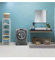 Lave-linge séchant CANDY CSWS496TWMRRE-47 - 9 / 6 kg - Induction - 1400 trs/min - Vapeur - connecté - Classe A - Anthracite