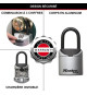 MASTER LOCK Mini Boîte a Clé sécurisée [Format XS] [avec Anse] - 5406EURD