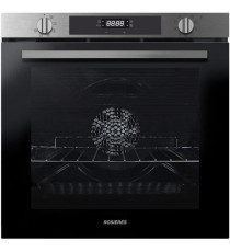 Four encastrable pyrolyse - chaleur pulsée ROSIERES RFC3CM5579IN - Inox porte froide - fermeture douce - Classe A
