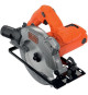 Scie Circulaire Filaire 1250W BLACK+DECKER (Livrée avec 1 lame + 1 guide parallele + 1 clé Allen)- CS1250L-QS