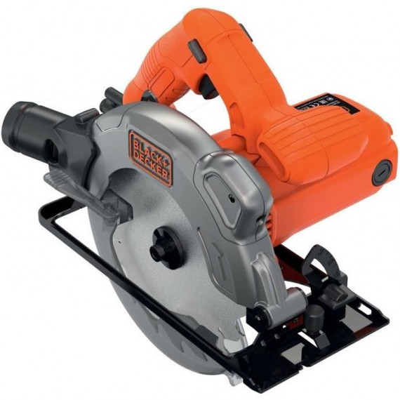 Scie Circulaire Filaire 1250W BLACK+DECKER (Livrée avec 1 lame + 1 guide parallele + 1 clé Allen)- CS1250L-QS