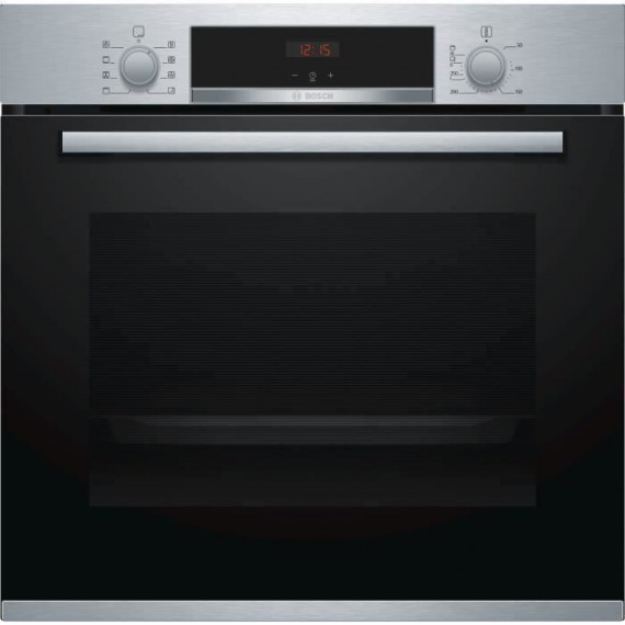 Four électrique encastrable - Air pulsé 3D+ - 71 L - Nettoyage Ecoclean - BOSCH HBA553BR0 - Classe A - Inox