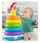 Jouet d'éveil Fisher-Price Pyramide Arc-en-ciel géante pour bébé a partir de 12 mois