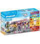 PLAYMOBIL 71399 My Figures : Cascadeurs - Stunt Show - Crée tes personnages interchangeables Stunt Show - Des 5 ans