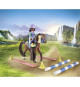 PLAYMOBIL 71355 Zoe & Blaze avec parcours d'obstacles - Horses of Waterfall - Avec des obstacles modulables - Des 5 ans