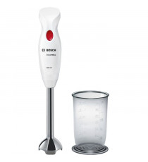 Mixeur plongeant CleverMixx - BOSCH - 400W - Pied détachable inox - 1 vitesse - Bol mixeur - Blanc