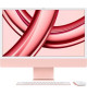 Apple - 24 - iMac Retina 4,5K (2023) - Puce Apple M3 - RAM 8Go - Stockage 256Go - GPU 8 coeurs - Rose