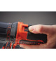 BLACK+DECKER Perceuse a Percussion Sans Fil 18 V BDC718AS2F-QW avec 80 Accessoires, 2 Batteries, 1 Malette Métal