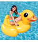 Bouée gonflable Canard Jaune a Chevaucher - INTEX - Jeux de Piscine - 2 poignées de maintien