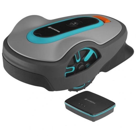Tondeuse Robot Smart SILENO Life 1000 - GARDENA - Connectée, Silencieuse, Tond sous la pluie, Passages étroits