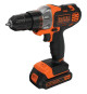 Perceuse-Visseuse Multievo sans-fil 18V BLACK+DECKER (Livrée avec 1 Batterie 1,5 Ah + chargeur + coffret) - MT218K-QW
