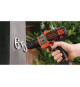 Perceuse-Visseuse Multievo sans-fil 18V BLACK+DECKER (Livrée avec 1 Batterie 1,5 Ah + chargeur + coffret) - MT218K-QW