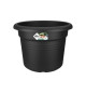 Elho Bac a fleurs Green Basics Cilinder 55 - Noir - Ø 54 x H 41 cm - extérieur - 100% recyclé