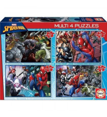 EDUCA - Puzzle - MULTI 4 IN 1 ULTIMATE SPIDER-MAN