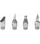 Set de 4 embouts de pyrogravure DREMEL 204 - Pour fer a souder a gaz Dremel Versatip