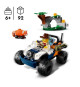 LEGO City 60424 Le tout-terrain de l'explorateur de la jungle et le panda roux, jeu 6 ans