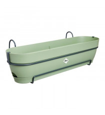 Elho Vibia Campana Balconniere Allin1 70 - Vert - L 70 x B 26 x H 17 cm - Balcon - 100% recyclé
