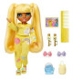 Junior High Pyjama Party - Poupée mannequin articulée 22 cm - Sunny (Jaune) - Nombreux accessoires - a partir de 4 ans