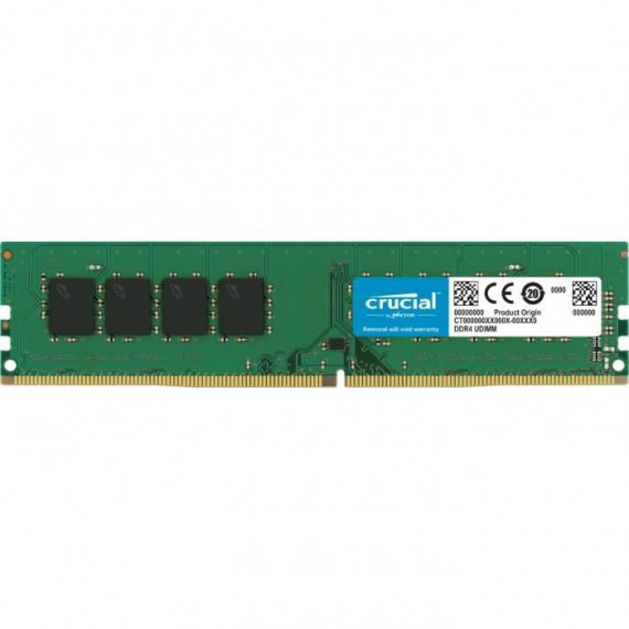 CRUCIAL - Mémoire PC DDR4 -  16Go (1x16Go) - 2400 MHz - CAS 17 (CT16G4DFD824A)