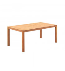 Table de jardin 6-8 personnes - 180 x 90 x H.74 cm - En bois d'acacia naturel