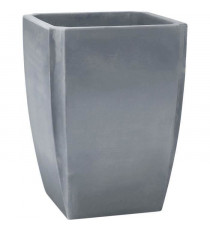 EDA Bac a Arbustes Vase Haut PALMEA 65 L - Double Paroi - Réserve d'Eau Intégrée - 47 x 47 x 65 cm - Gris