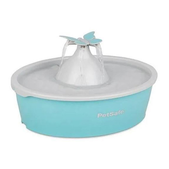 PetSafe - Fontaine a Eau Papillon pour chat et chien Drinkwell, 4 Différents Flux, Double Filtration, Facile a nettoyer, 1,5 L
