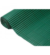Canisse double face PVC vert - 1 x 3 m - 100% occultant - 1000 g/m² - Set de fixation - NATURE