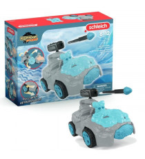 SCHLEICH -  42669   ELDRADOR CREATURES Crashmobile de Glace avec Mini Creature - Coffret voiture avec figurine fantastique
