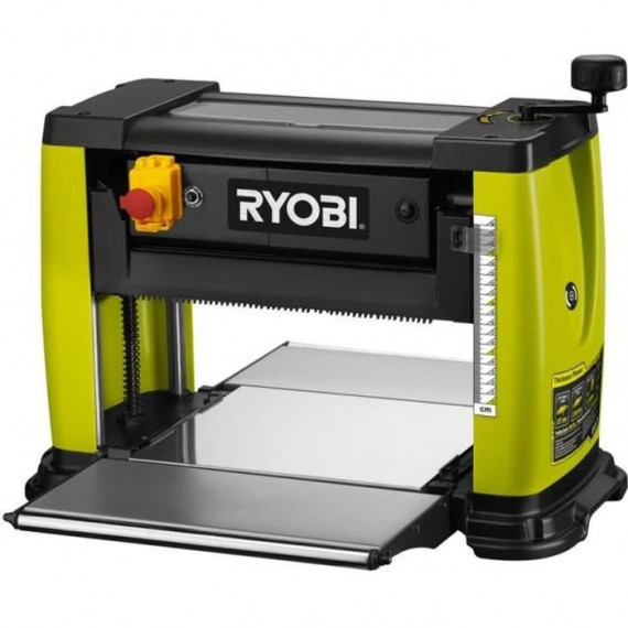 Raboteuse 1 500 W - vitesse 9 000 tr/min - Livrée avec un bâton poussoir, 2 fers en acier affûtables et clés de service