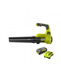 Souffleur RYOBI 36V Max Power - 1 batterie LithiumPlus 36V 4.0Ah - 1 chargeur rapide 6.0Ah - RY36BLA-140