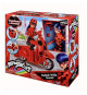 Scooter Miraculous Switch'n go + poupée articulée Ladybug Lucky Charm BANDAI 26 cm - P50668